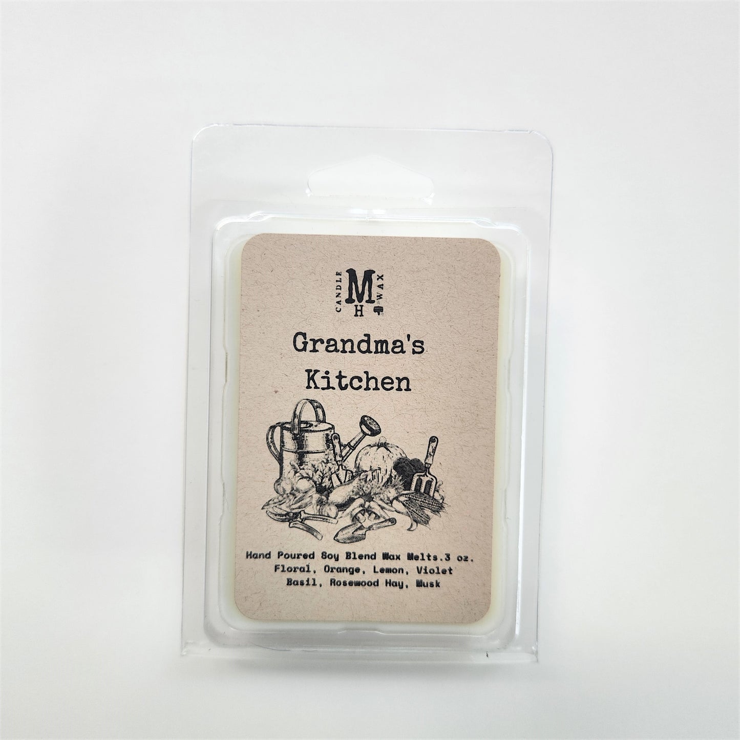 Grandma's Kitchen 3 oz. Floral, Citrus  Wax Melts