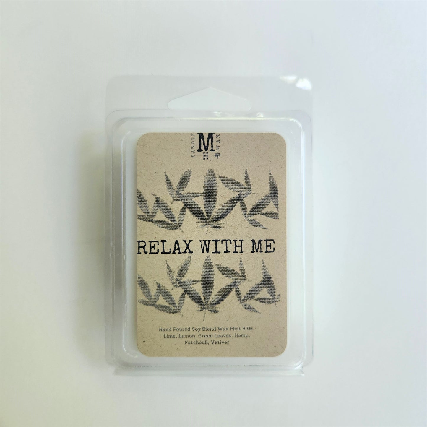 Relax With Me 3 oz. Hemp Scented Wax Melt